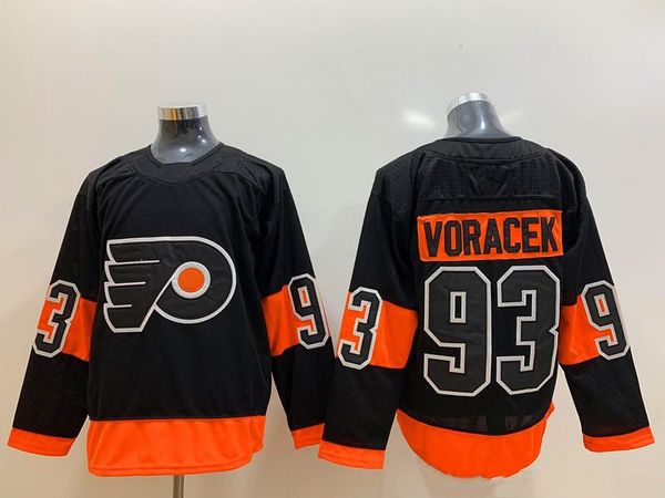 

philadelphia flyers jersey claude giroux travis konecny ivan provorov carter hart jakub voracek sean couturier oskar lindblom nolan patrick, Black;red