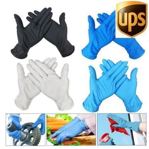 

disposable 100pcs gloves disposable stock glove nitrile gloves latex universal kitchen/dishwashing/ /work/rubber/garden gloves left