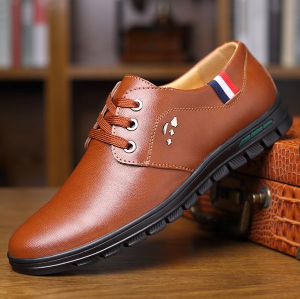 

мужская крокодил платье кожа мягкого донной обувь свадьба обувь мужских бизнес офис oxfords квартира плюс размер мужчина мода, Black