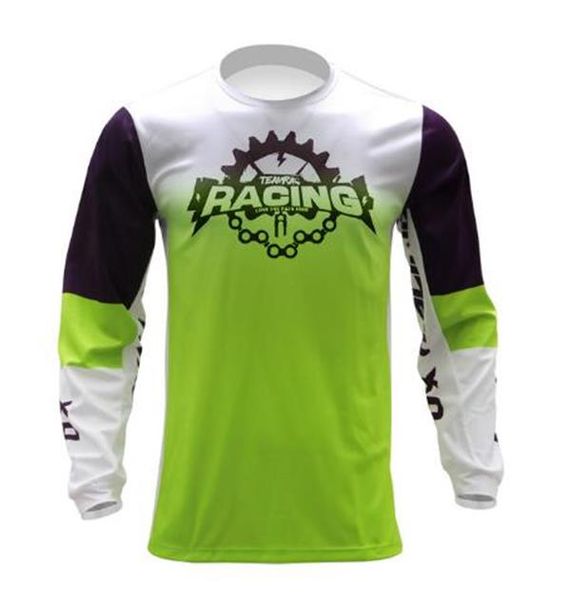 

2021 motorcycle and motorcycle long-sleeved cross-country racing suit downhill polyester quick-drying cycling suit for men and women in moun