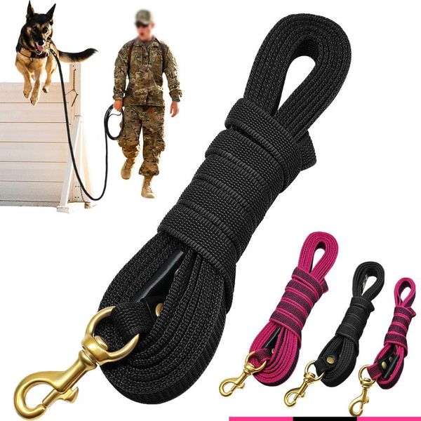 

long dog leash nylon non-slip dog tracking lead leash for medium large dogs walking trainin sqcojk