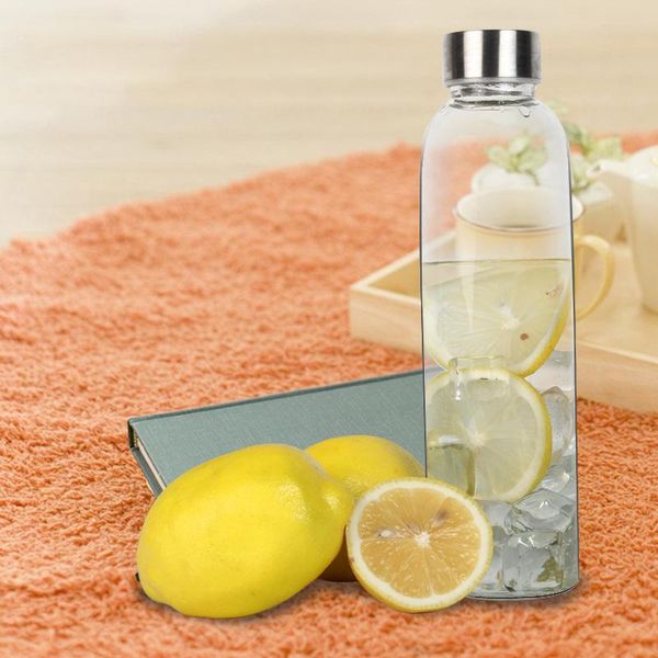 

портативный спорт стекло стекло прозрачный офис 550ml вода велосипед тур бутылки сплошной bbyfsr hotclipper