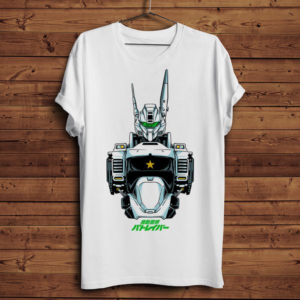 

mobile police patlabor funny japan anime t shirt men summer new white casual homme cool manga tshirt sport hooded sweatshirt hoodie