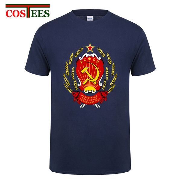 

sport russia cccp yuri gagarin t-shirt men 2018 summer fashion short sleeve 100% combed cotton russian seal t shirts leisure tee shirt