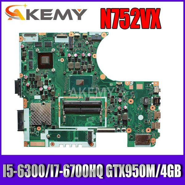 

akemy n752vx -6300 / -6700hq cpu gtx950m/4gb lapmotherboard for asus n752 n752v n752vx n752vw lapmotherboard