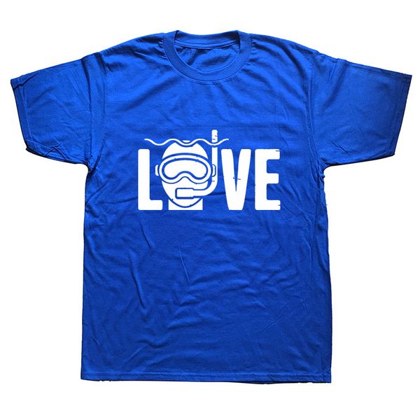 

sport new funny i love scuba diving t-shirt humour cotton short sleeve t shirt cotton print tee t-shirt