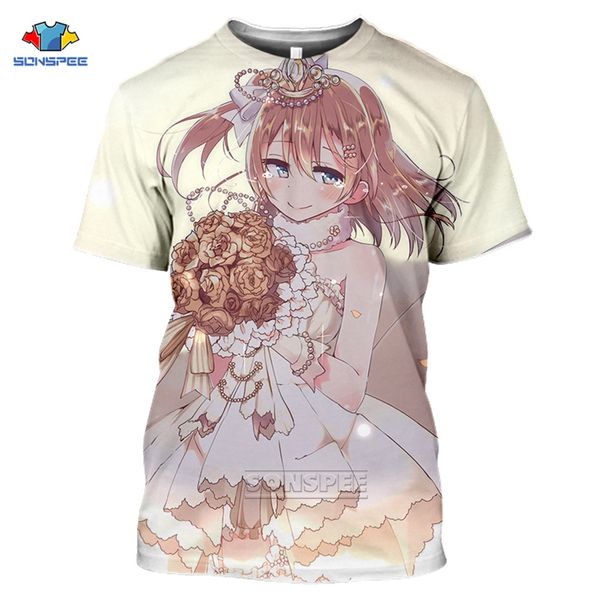 

anime girl love live summer aesthetic pink homme 3d print shirts oversized harajuku oversized men clothing