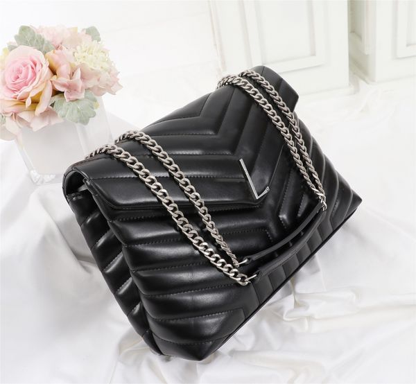 

fashion bags loulou bag graceful bag7a high-end custom quality diagonal cross package genuine leather accessorize with long shoulder straps