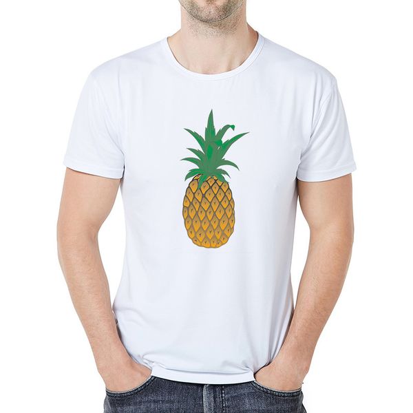 

new summer casual t-shirts men's fashion o-neck fruit pineapple 3d print t-shirt male size 4xl ultra-thin breathable tee shirt