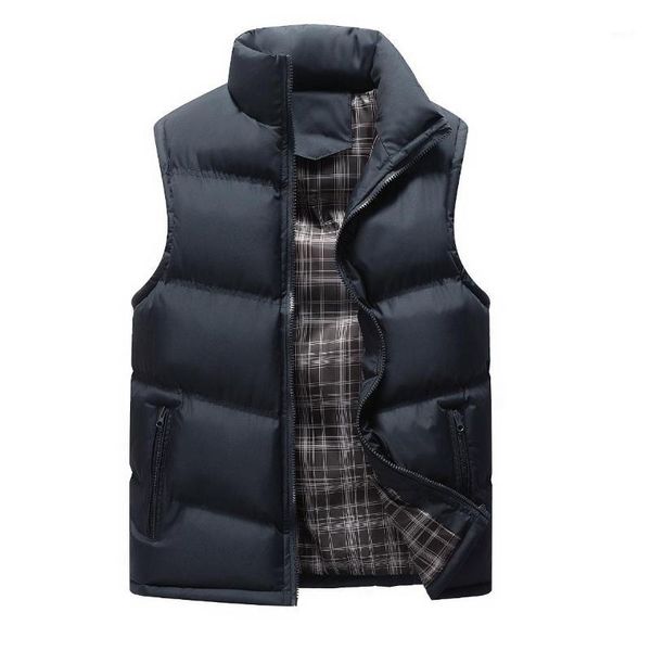 

vest men winter streetwear bodywarmer sleeveless waist coat mens autumn solid slim casual jacket thickening colete masculino 4xl1, Black;white