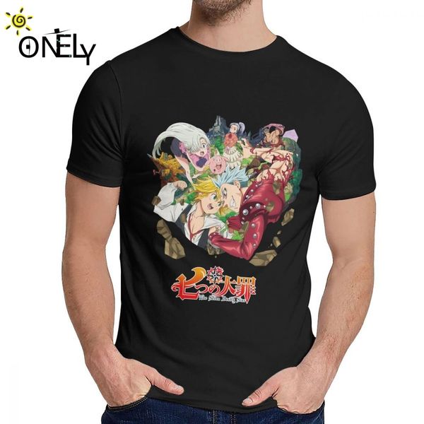 

tee shirt the seven deadly sins comfortable stylish man's o-neck cartoon print t shirt sport hooded sweatshirt hoodie