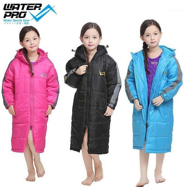 

water pro swim warm parka waterproof windproof warm coat for adults & kids water sports swimming parka1
