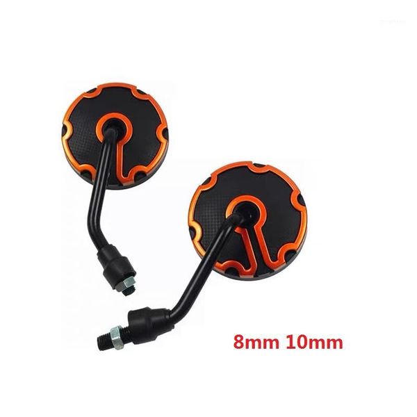 

8/10mm motorcycle mirror round 360° rotated adjust back view mirror mini universal rearview mirrors mirrors moped side1