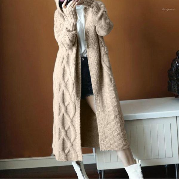 

korean long cardigan women autumn 2018 fashion long knitted hoodie sweater female oversized fall casual black coat winter1, White;black
