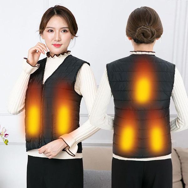 

outdoor t-shirts winter usb electric heated warm heating washable vest waistcoat jacket, Gray;blue