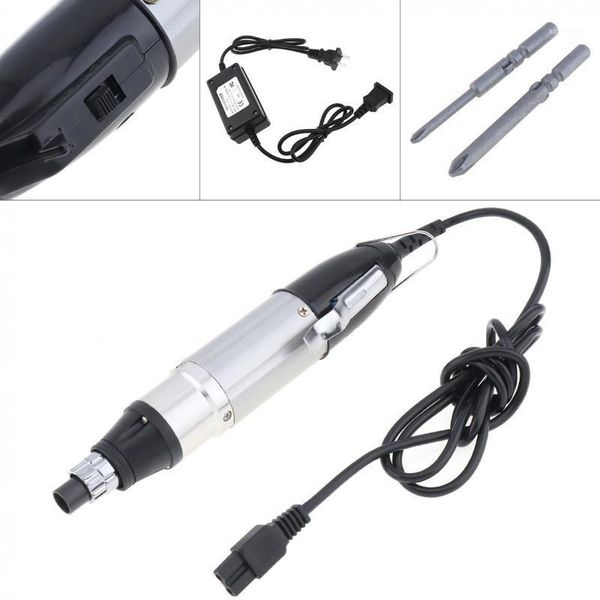 

ac 100-240v two-way adjustment electric screwdriver with adjustable voltage adapter and 2 screwdriver bits household appliances1