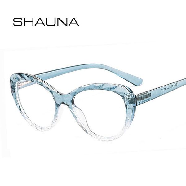 

sunglasses shauna anti blue light candy colors diamond section women cat eye optical frames spring hinge, White;black