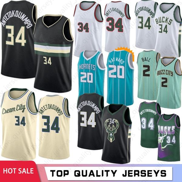 

giannis 34 antetokounmpo men basketball jerseys ray jabari retro allen parker khris lamelo 2 ball jersey gordon hayward stitched patch 20, Black;red