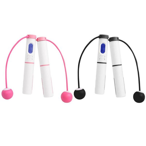

smart cordless jump rope fitness sport skipping ropes with anti-slip handle indoor sport jump ropes with lcd digital screen