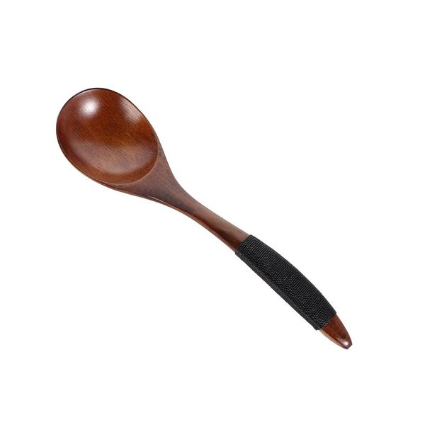 

1 шт. японский стиль деревянная ложка лаковая посуда теплостойкий деревянный суп ложка ручка ручка избавление стиль ложка пень суп h jllgjb