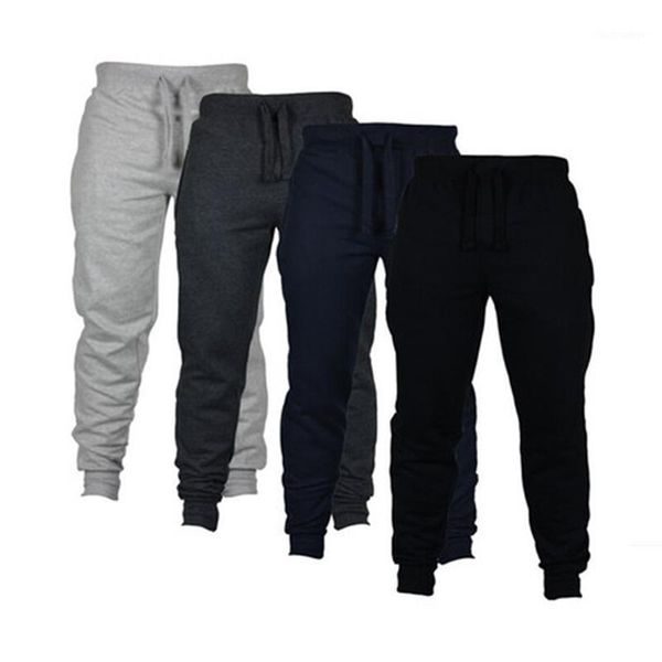 

fashion plush jogging pants men sweatpants pantalon hombre casual sports trousers ropa homme fleece pants trainingsbroek mannen1, Black