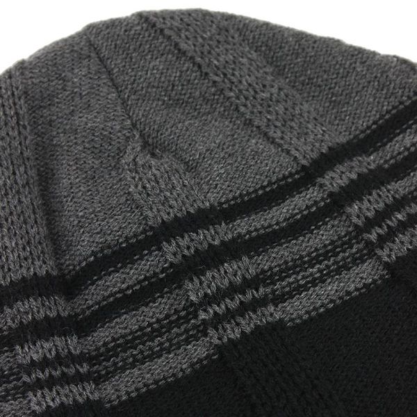 

flb] 2 piece winter beanies men scarf knitted hat caps mask gorras bonnet warm baggy skullies winter hats for men women f18048 sqcxyt, Black;white