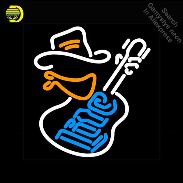 

неоновый знак для miller lite ковбоя гитара neon bulb знак ручной работы неоновой вывески beer bar pub логотип art свет anuncio luminos