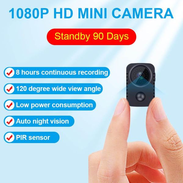 

jozuze md29 ir-cut mini camera smallest 1080p hd camcorder infrared night vision micro cam motion detection dv body camara