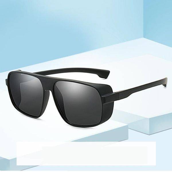 

sunglasses minus reflection effects pilot goggle tony star men steampunk designer punk sun glasses women mirro 2021 uv400, White;black