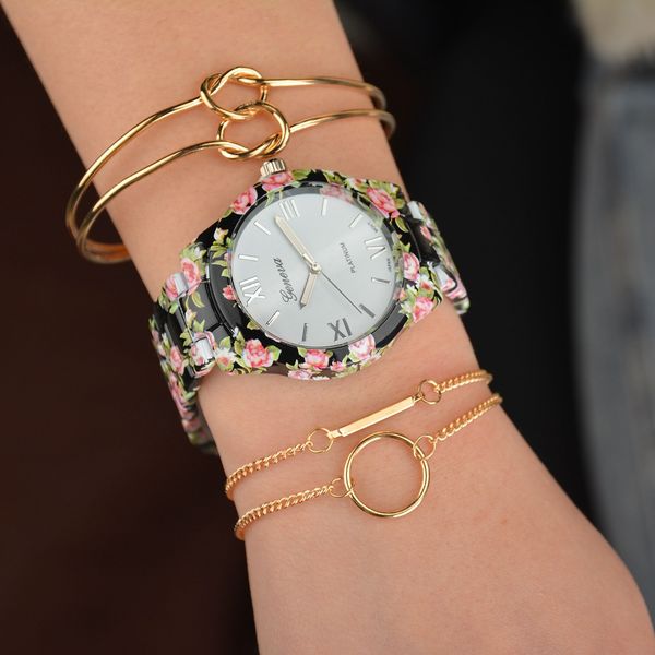 

bangle 12 items punk set bracelets bangles women minimalista circle metal jewelry bohemian adjustable accessories kb200, Black