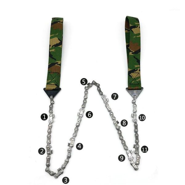 

cutting machine portable handheld survival chain saw emergency chainsaw with bag camping hiking tool garden tools hand saw tools1