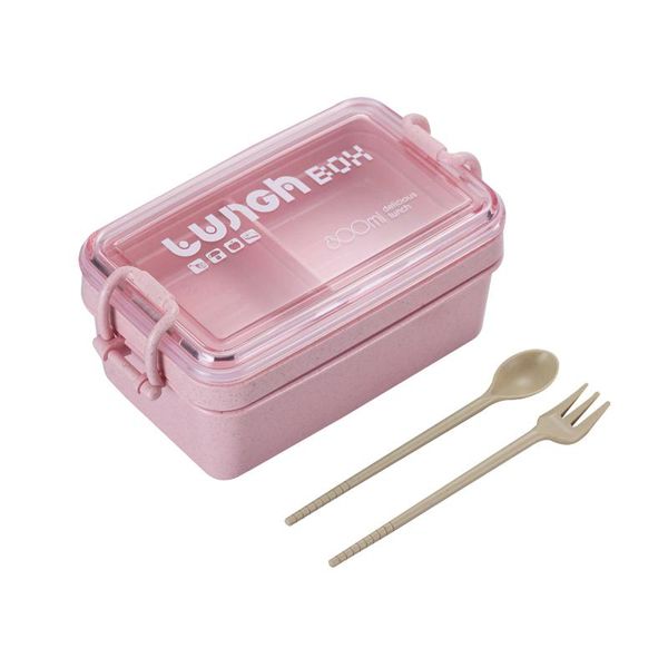 

multi layer lunch box large capacity with tableware leakproof bento box travel hiking office school kids portable food container qylapl