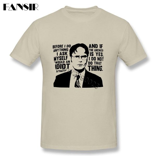 

new designed shirts men boy white short sleeve custom the office dwight schrute tee men t shirts sport hooded sweatshirt hoodie