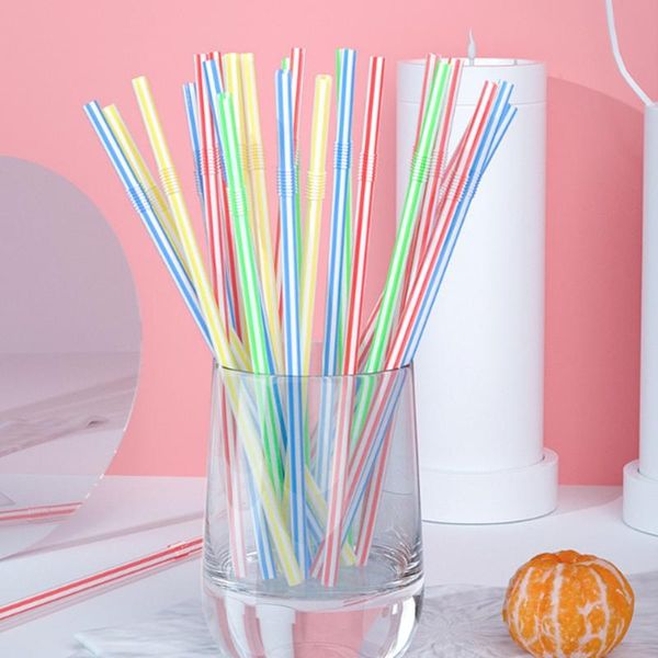 

drinking straws 1000pcs birthday celebration non toxic wedding accessories restaurant colored party pp disposable bendable straw