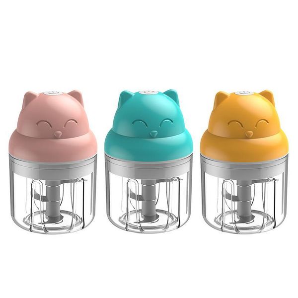 

mini electric wireless meat grinder blender crushed baby food supplement machine food processor household kitche jlljkh