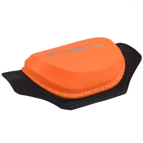 

2x orange waterproof knee protector support strap wrap knee shin cover pads for motorcross outside riding1