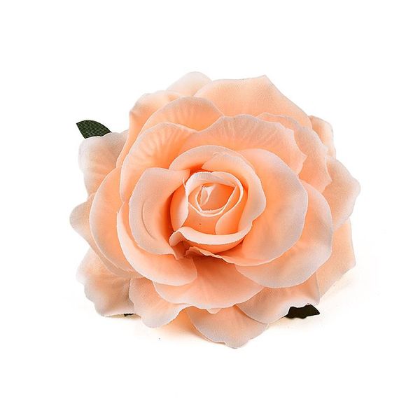 

1pcs 9cm artificial silk flowers heads for wedding decoration white rose diy wreath gift box scrapbooking craft fake flo sqclfw