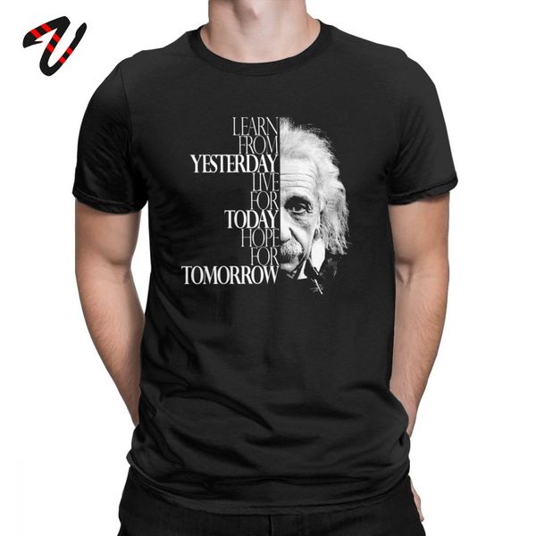 

live for today tshirt эйнштейна котировки vintage tee короткие рукава пользовательских mens письмо плюс размер топы спортивные толстовка с к