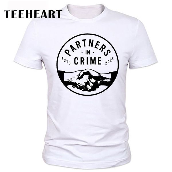 

male selling super partners in crime friendship love fun happy funny joke tee summer sport hooded sweatshirt hoodie men t shirt