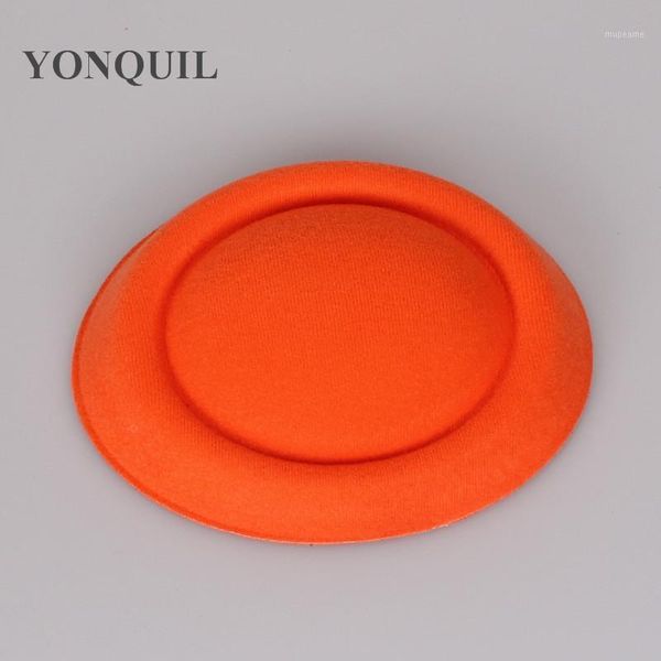 

party hats orange or 20 colors 16cm fascinator diy millinery hair accessories pillbox bases mini occasion myqh0201