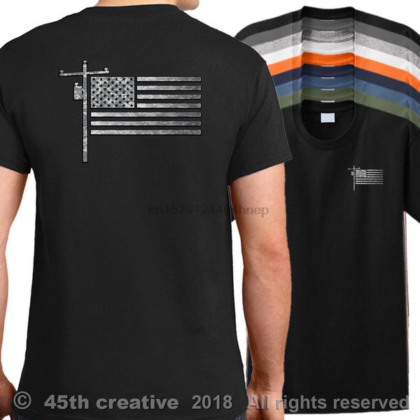 

new lineman us flag american lineman flag usa power lineworker summer style sport hooded sweatshirt hoodie t shirt