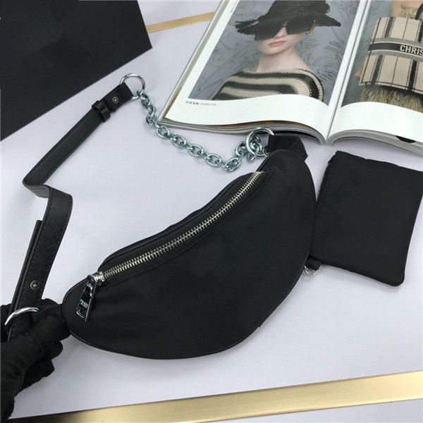 

2020 designer women's waist bag nylon fashion bag men's and women's general backpack messenger bag