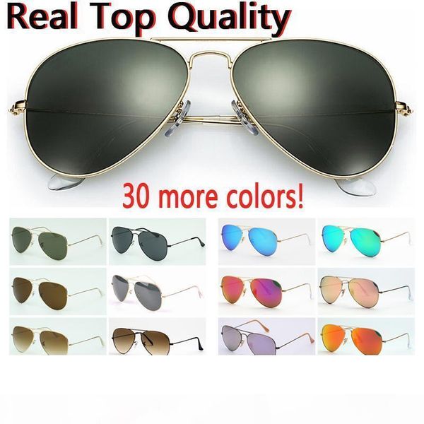 

женщины вс розничная лучшие аксессуары! пилотные солнцезащитные очки очки для мужчин mens с черными или авиации браун случай, ткань, кожа ка