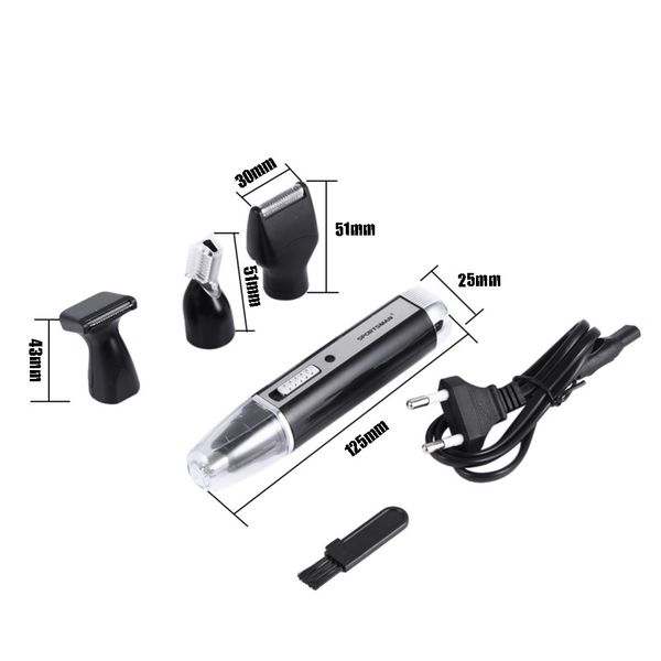 

lightweight portable safe electric shaving rechargeable nose and ear hair removal tool vibrissae trimmer mute handy cleaner rhinothrix