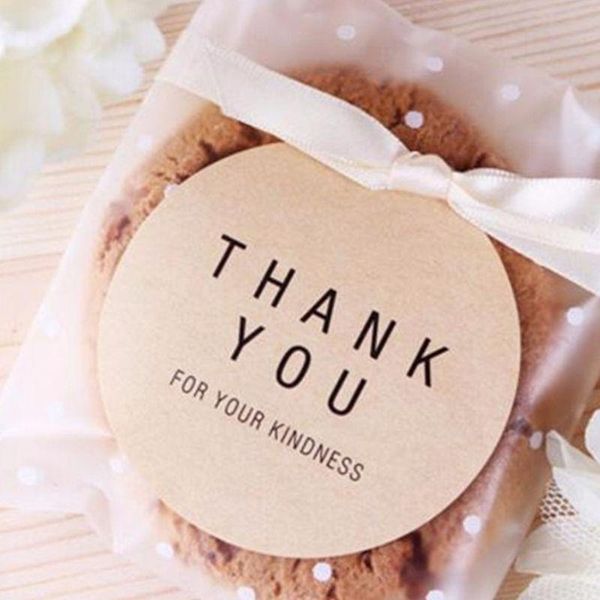 

gift wrap 100 pcs cute opp self bakery candy biscuit roasting treat diy plastic bag