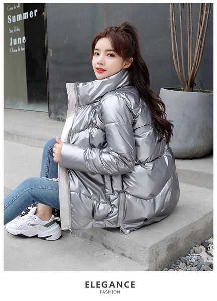 

cotton padded clothes women's short 2020 winter clothes new women's slothes korean bread jacket stand collar cotton padded jacke1, Black
