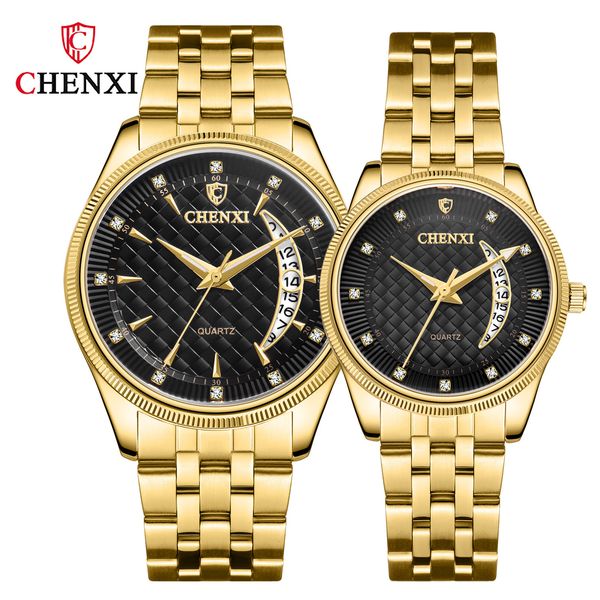 

couple's new dawn quartz 8218 business men's high definition luminous watch