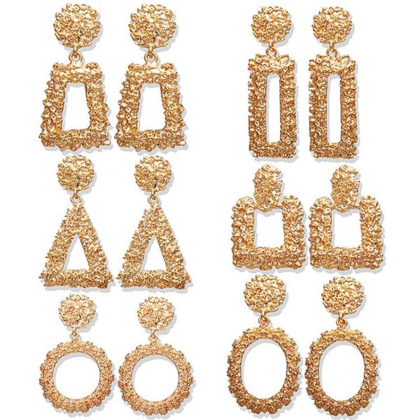

stud stylish modern gold earrings for women african bold jewelry 2021, Golden;silver
