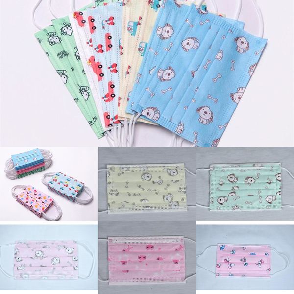 

kids non-woven girls child boys disposable cartoon respirator mouth mask anti pollution brhhk6 a93u f71i