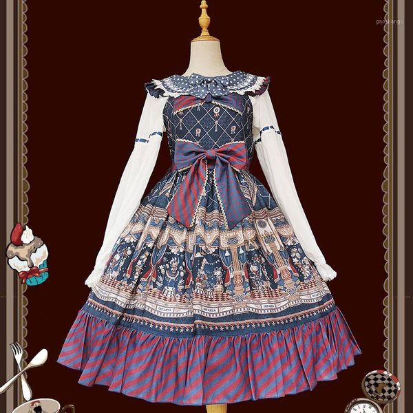 

animal show ~ sweet lolita jsk dress by infanta1, Black;gray